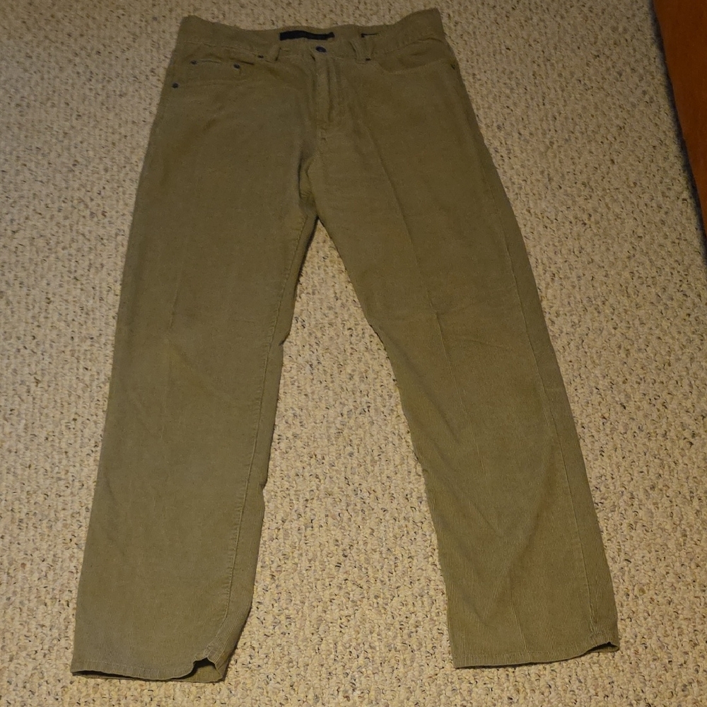 Calvin Klein Jeans Men's Khaki Corduroy Pants